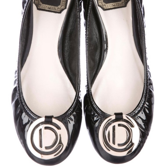 Christian Dior leather patent flats - Picture 3 of 4